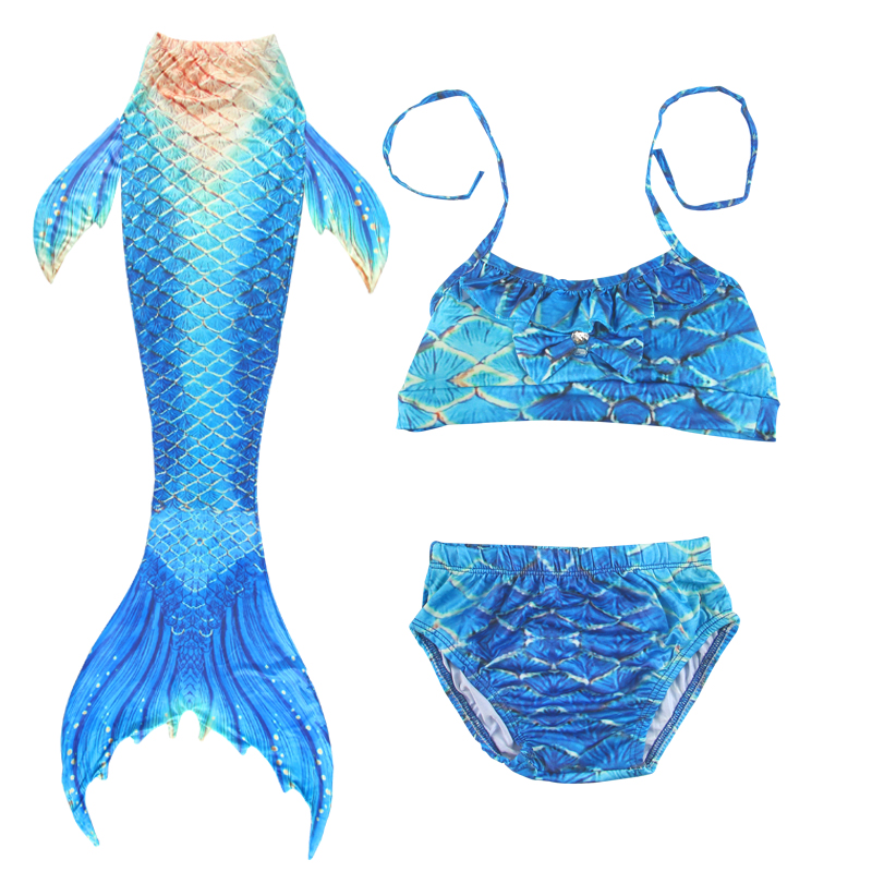 Flippers Swimming - Çocuklar denizkızı kuyruğu kızlar için mayo