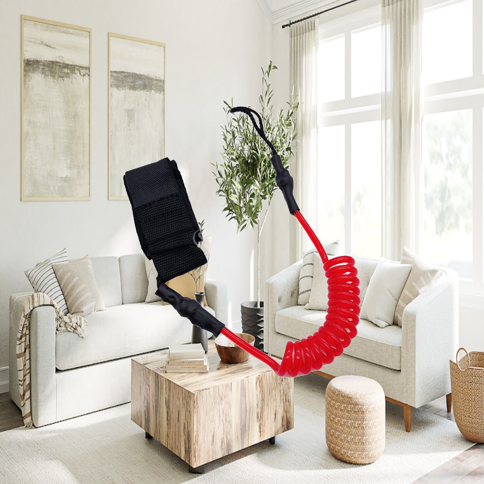 Surfboard Leash - Ayarlanabilir Paddle Board İpi Dayanıklı Esnek