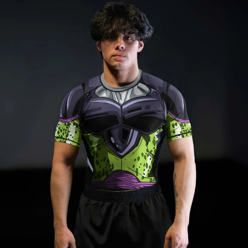 Rash Guard - Dragon Ball Cell 2026 Yeni Kompresyon