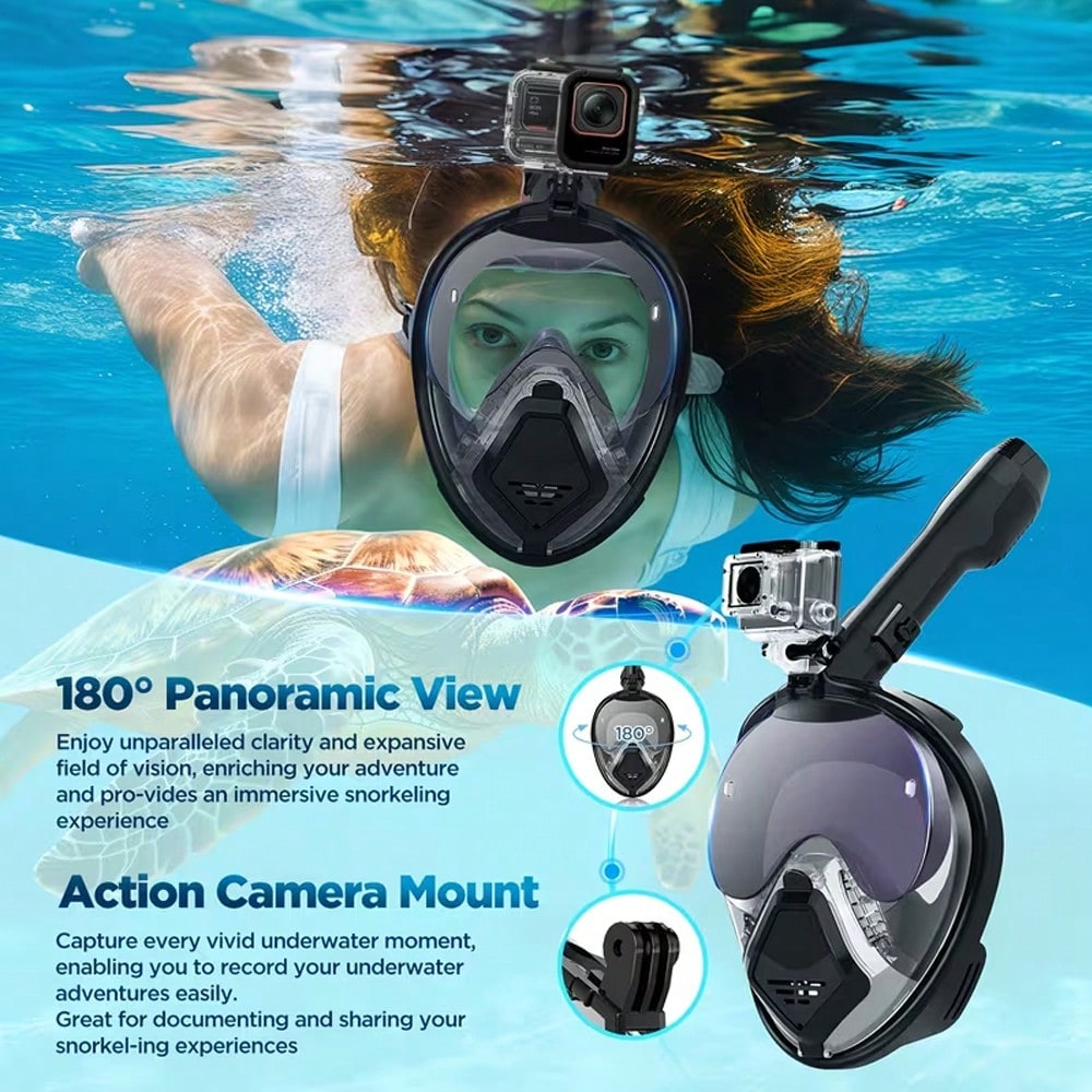 Devilfish Tam Yüz Şnorkel Mask - Snorkel Set incelemesi ve fiyatı